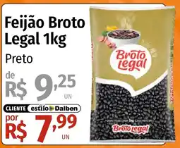 Supermercado Dalben Feijão broto legal preto oferta