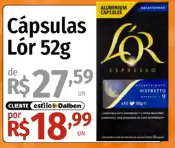 Supermercado Dalben Cápsulas Lór oferta