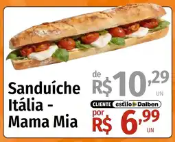 Supermercado Dalben Sanduíche Itália - Mama Mia oferta