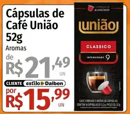 Supermercado Dalben Cápsulas de Café União Aromas oferta