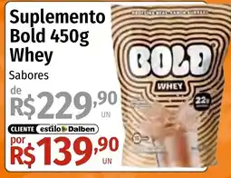 Supermercado Dalben Suplemento Bold whey oferta