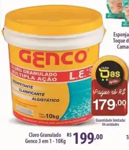 Rede DAS Cloro Granulado Genco 3 oferta