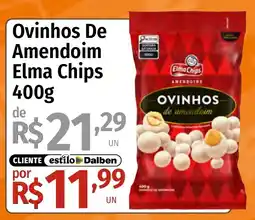 Supermercado Dalben ovinhos de amendoim elma chips oferta