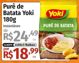 Supermercado Dalben purê de batata yoki oferta