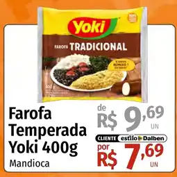 Supermercado Dalben Farofa temperada yoki oferta