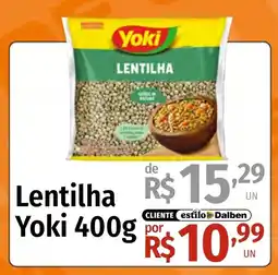 Supermercado Dalben Lentilha Yoki oferta