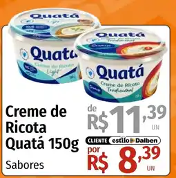 Supermercado Dalben Creme de Ricota Quatá oferta