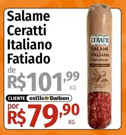 Supermercado Dalben Salame Ceratti Italiano Fatiado oferta