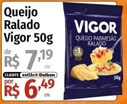 Supermercado Dalben Queijo ralado vigor oferta