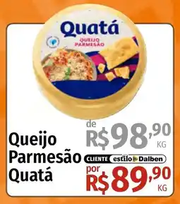 Supermercado Dalben Queijo Parmesão Quatá oferta