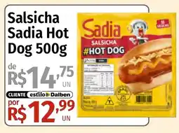 Supermercado Dalben Salsicha sadia hot dog oferta