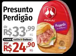 Supermercado Dalben Presunto Perdigão oferta