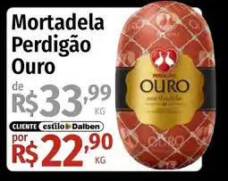 Supermercado Dalben Mortadela Perdigão Ouro oferta