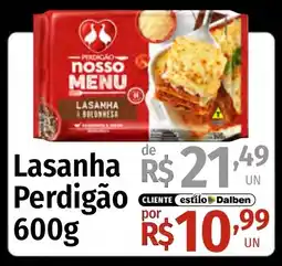 Supermercado Dalben Lasanha Perdigão oferta