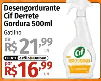 Supermercado Dalben Desengordurante Cif Derrete Gordura oferta