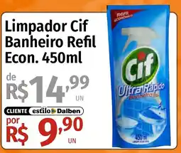 Supermercado Dalben Limpador Cif Banheiro Refil oferta