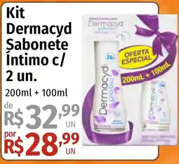 Supermercado Dalben Kit Dermacyd Sabonete Íntimo oferta
