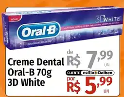 Supermercado Dalben Creme Dental Oral-B 3D White oferta