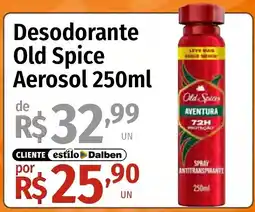 Supermercado Dalben Desodorante old spice aerosol 250ml oferta