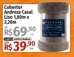 Supermercado Dalben Cobertor Andreza Casal Liso oferta