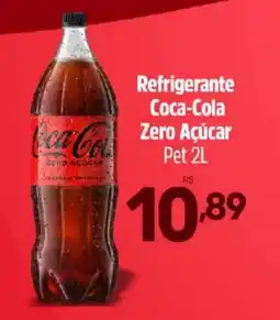 Supermercados Jau Serve Refrigerante coca-cola zero açúcar oferta