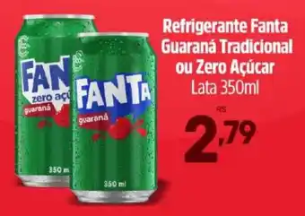 Refrigerante Fanta Guaraná Tradicional ou Zero Açúcar