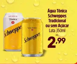 Supermercados Jau Serve Água Tônica Schweppes Tradicional ou sem Açúcar oferta