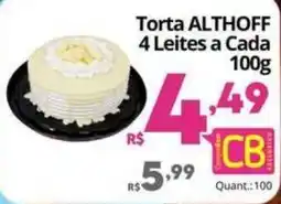 Althoff Supermercados Torta althoff 4 leites a cada oferta