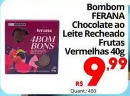 Althoff Supermercados Bom bom ferana chocolate ao leite recheado frutas vermelhas oferta