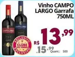 Althoff Supermercados Vinho campo largo garrafa oferta