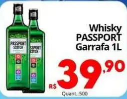 Althoff Supermercados Whisky passport garrafa 1l oferta