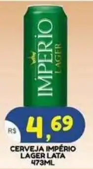 Bramil Supermercados Cerveja imperio lager lata oferta