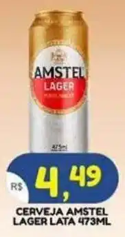 Bramil Supermercados Cerveja amstel lager lata oferta