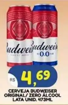 Bramil Supermercados Cerveja budweiser original/ zero álcool oferta