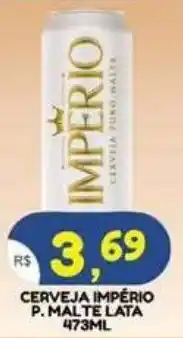 Bramil Supermercados Cerveja imperio p. malte lata oferta