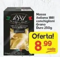Supermercados Princesa Massa italiana conchiglioni grano duro oferta