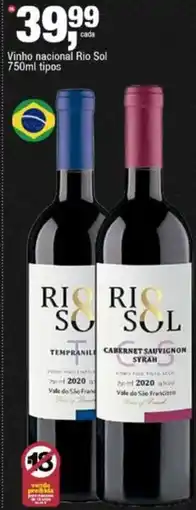 Frangolândia Vinho nacional rio sol oferta