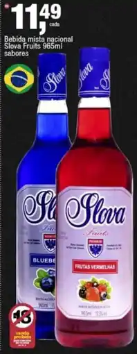 Frangolândia Bebida mista nacional slova fruits sabores oferta