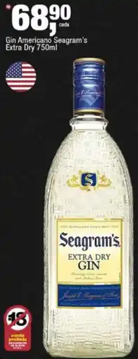 Frangolândia Gin americano seagram's extra dry oferta