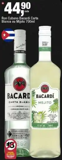 Frangolândia Ron Cubano Bacardi Carta Blanca ou Mijoto oferta