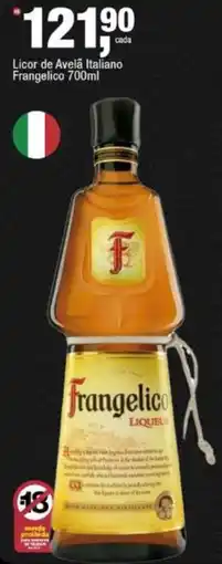 Frangolândia Licor de Avelã Italiano Frangelico oferta