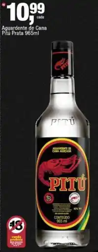 Frangolândia Aguardente de cana pitu prata oferta