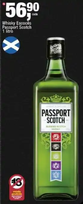 Frangolândia Whisky Escocês Passport Scotch oferta