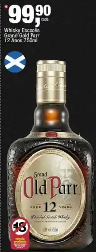 Frangolândia Whisky escocês grand gold parr 12 anos oferta