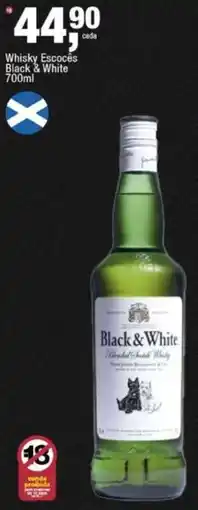 Frangolândia Whisky Escocês Black & White oferta