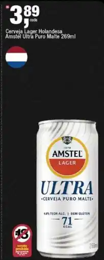 Frangolândia Cerveja lager holandesa amstel ultra puro malte oferta