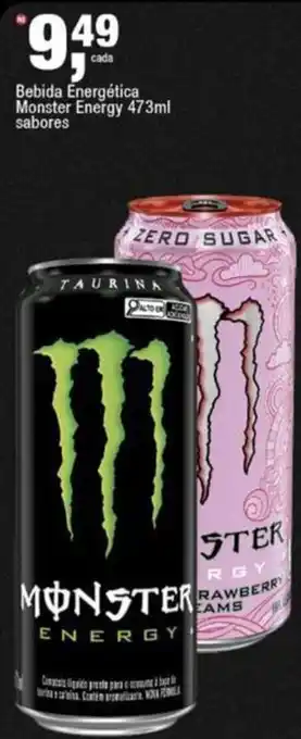 Frangolândia Bebida Energética Monster Energy 473ml sabores oferta