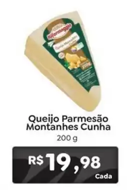 Novo Atacarejo Queijo Parmesão Montanhes Cunha oferta