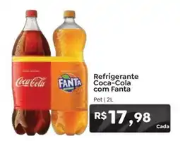 Novo Atacarejo Refrigerante Coca-Cola com Fanta oferta