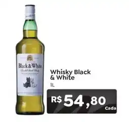 Novo Atacarejo Whisky black & white oferta